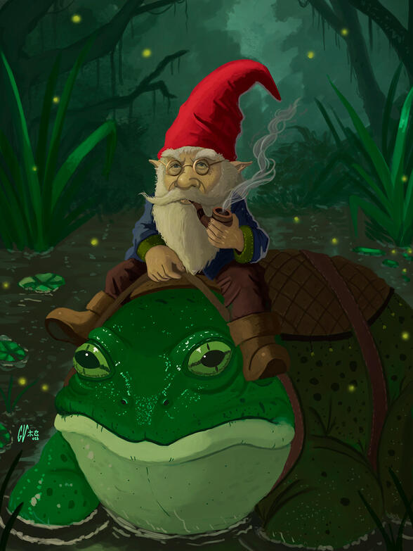 Gnome rider